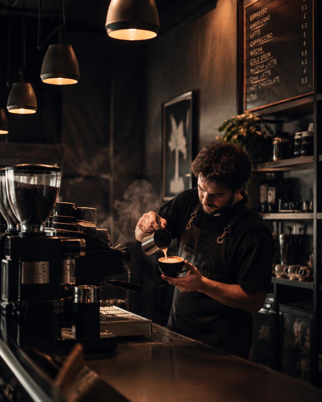 Cafés.